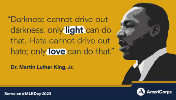 MLK day of service graphic